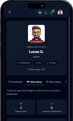 Aplicativo mobile do portal do atleta